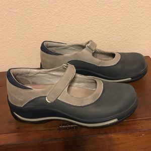 Blue Dansko clogs